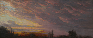 Los 6128 - Deutsch - um 1890. Sonnenaufgang über der Landschaft - 0 - thumb
