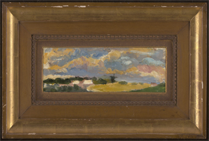 Los 6131 - Seliger, Max - Ölskizze einer weiten Sommerlandschaft mit Windmühle - 1 - thumb