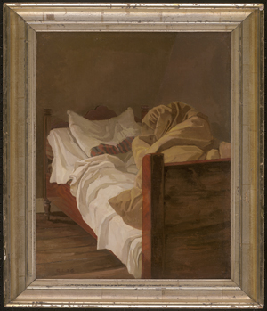 Los 6134 - Guldbransen, Laura Vilhelmine - Schlafkammer mit ungemachtem Bett - 1 - thumb