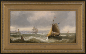 Los 6136 - Callow, William - Segelboote vor der nordfranzösischen Küste bei Sturm - 1 - thumb