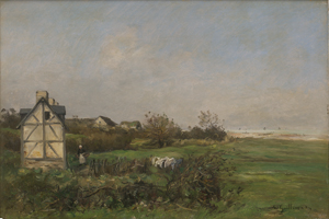 Lot 6138, Auction  125, Guillemet, Jean-Baptiste Antoine, Feldlandschaft mit Gehöft