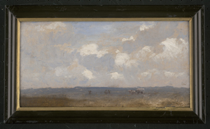 Los 6143 - Deutsch - um 1870. Wolken über einer Ebene mit Planwagen - 1 - thumb