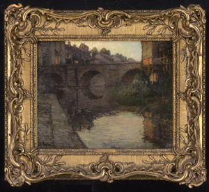 Los 6145 - Thaulow, Frits - Kanal mit Brücke in Dordrecht - 1 - thumb