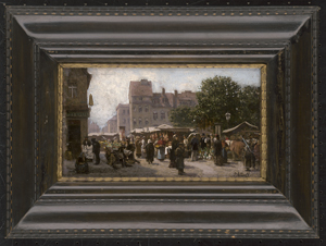 Los 6148 - Andorff, Paul - Wochenmarkt in einer Stadt - 1 - thumb