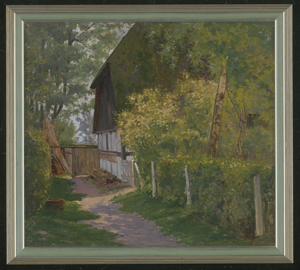 Los 6153 - Bruck, Albrecht - Schattiger Gartenweg eines Bauernhauses in Blankensee bei Trebbin im Berliner Umland - 1 - thumb