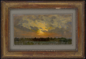 Los 6178 - Dresdner Schule - um 1860. Abendstimmung über der Dresdner Heide - 1 - thumb