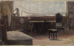 Lot 6179, Auction  125, Cazet, Louis Maurice, Blick in das Atelier des Künstlers