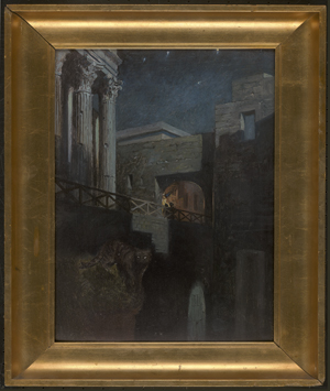 Los 6203 - Hansen, Hans Nikolaj - "Fra Romanum": Das Forum Romanum oder die vorangeschrittene Nacht der hungrigen Katzen - 1 - thumb