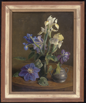 Los 6212 - Frank, Hans - Stillleben mit Clematis und Iris - 1 - thumb