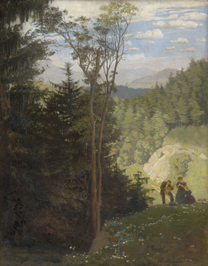 Lot 6214, Auction  125, Sterrer, Karl, Frühling im Wiener Wald