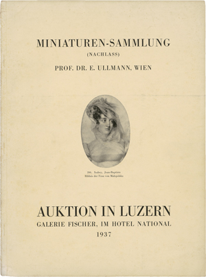 Los 6303 - Konvolut Fachliteratur zur Miniaturmalerei - Konvolut alter Auktionskataloge des 20. Jahrhunderts, meist mit Miniaturen - 1 - thumb