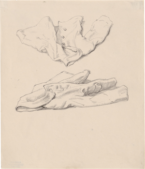 Lot 6559, Auction  125, Schindler, Osmar, Studienblatt mit Malerkittel