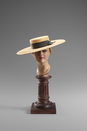 Lot 6621, Auction  125, Strohhut, Eleganter Damenstrohhut