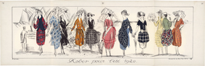 Lot 6622, Auction  125, Dufy, Raoul, Panorama Robes pour l'Été 1920