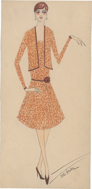 Lot 6634, Auction  125, Herber, Elli, 48 Original-entwürfe für elegante Damen- und Herrenmode