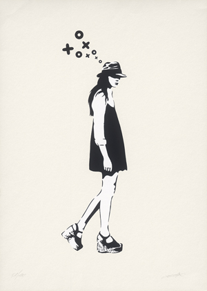 Los 6659 - XOOOOX - Skimmer-Street Art Edition; Walking Lady - 1 - thumb