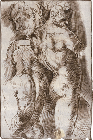 Lot 6707, Auction  125, Italienisch oder Französisch, 18. Jh. Stehender Herkules: Studien nach einer antiken Skulptur.