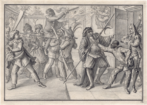 Los 6751 - Schübler, Johann Jakob - Drei Szenen aus der Commedia dell'Arte - 2 - thumb