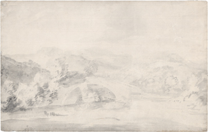 Lot 6765, Auction  125, Gainsborough, Thomas, Flusslandschaft mit Brücke im Lake District