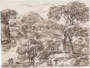Lot 6801, Auction  125, Kobell, Franz, Verschiedene Landschaften, teils mit figürlicher Staffage