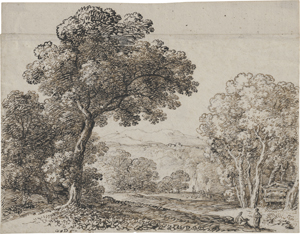 Lot 6804, Auction  125, Dillis, Johann Georg von, Italienische Landschaft mit Hirten