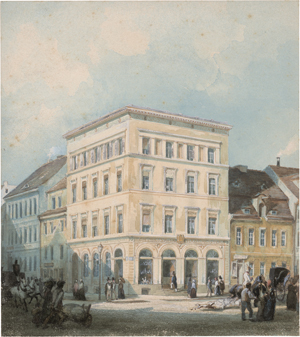 Lot 6863, Auction  125, Klose, Friedrich Wilhelm, Das großbürgerliche Heinrich-Hagemeister-Haus in der Großen Friedrichstraße 170 / Ecke Französische Straße in Berlin