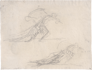 Lot 6902, Auction  125, Daumier, Honoré, Der Schnitter schleppt seine Beute