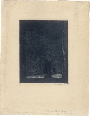 Lot 7002, Auction  125, Vogeler, Heinrich, Die Nacht