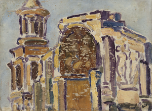 Lot 7005, Auction  125, Valtat, Louis, Façade de l'église, effet de lumière