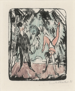 Lot 7066, Auction  125, Heckel, Erich, Handstand (Akrobatin)