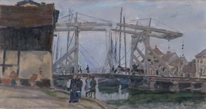 Lot 7081, Auction  125, Heinrich, Otto, Alte Zugbrücke in Rügenwaldermünde a.d. Ostsee