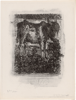 Lot 7195, Auction  125, Picasso, Pablo, L'Âne