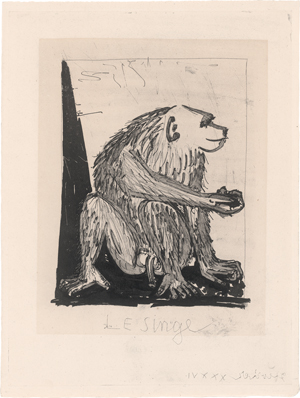 Lot 7196, Auction  125, Picasso, Pablo, Le Singe