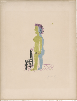 Lot 7197, Auction  125, Picasso, Pablo, Nu à la chaise