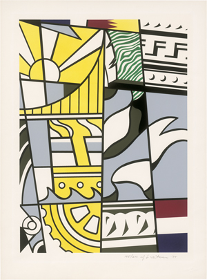 Lot 7267, Auction  125, Lichtenstein, Roy, Bicentennial Print aus America: The Third Century portfolio