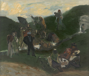 Lot 7313, Auction  125, Metzkes, Harald, Picknick an der Quelle