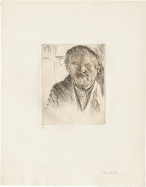 Lot 8034, Auction  125, Corinth, Lovis, Eight unpublished Drypoints