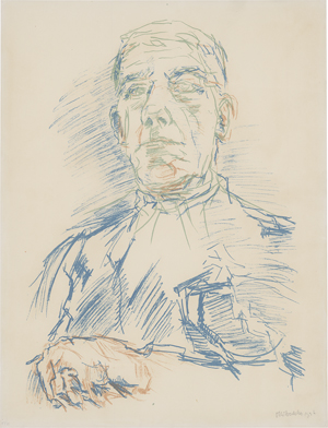 Lot 8093, Auction  125, Kokoschka, Oskar, Selbstbildnis