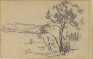 Lot 8109, Auction  125, Luce, Maximilien, Pins en bord de mer