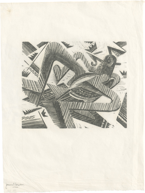 Lot 8131, Auction  125, Molzahn, Johannes, Fabeltier; Horizontal-Vogel-Wesen