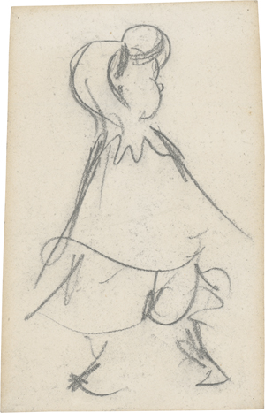 Lot 8206, Auction  125, Zille, Heinrich, Skizze eines kleinen Mädchens; Preußischer Soldat