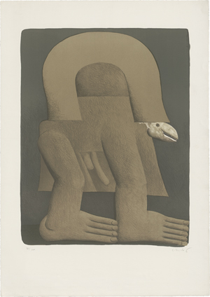 Lot 8228, Auction  125, Antes, Horst, Figur mit Schlangenkopf