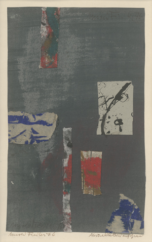 Lot 8279, Auction  125, Fiedler, Arnold, Abstraktes Bild auf Grau