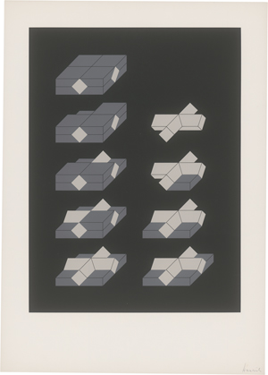 Lot 8304, Auction  125, Heerich, Erwin, Ohne Titel (Motiv I - IV) 