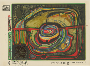 Lot 8324, Auction  125, Hundertwasser, Friedensreich, Die fünfte Augenwaage