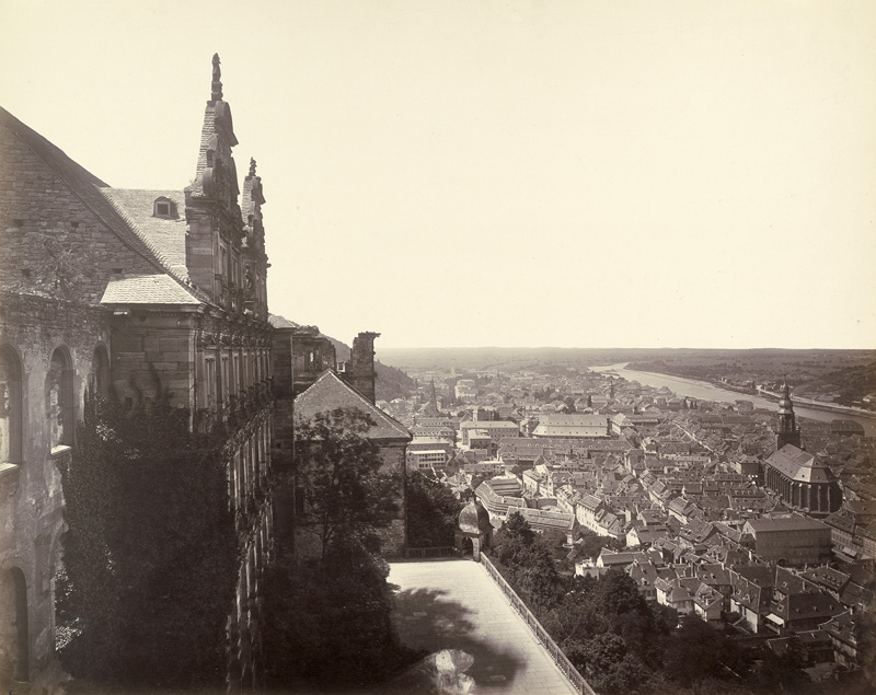 Lot 4050, Auction  125, Heidelberg, View of Heidelberg from the castle