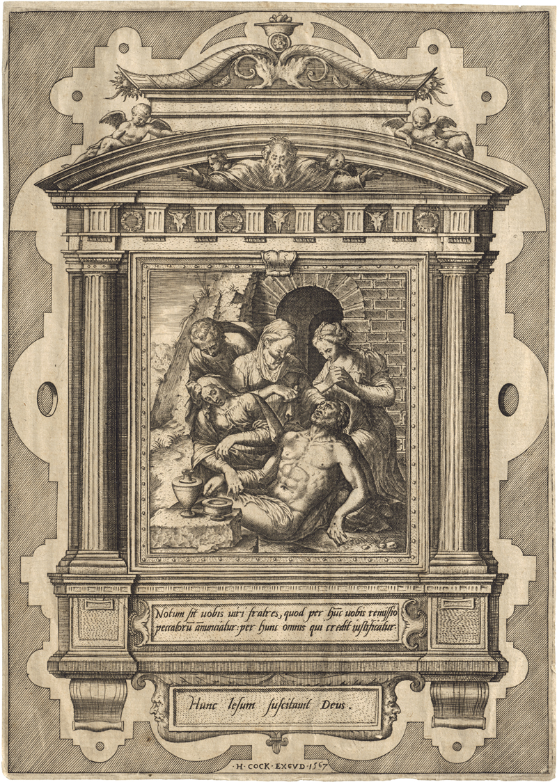 Lot 5051, Auction  125, Cock, Hieronymus, Die Grablegung