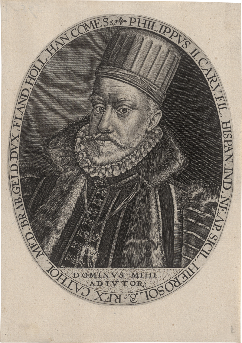 Lot 5096, Auction  125, Flämisch, um 1580. Brustbildnis des Königs Philipp II. von Spanien