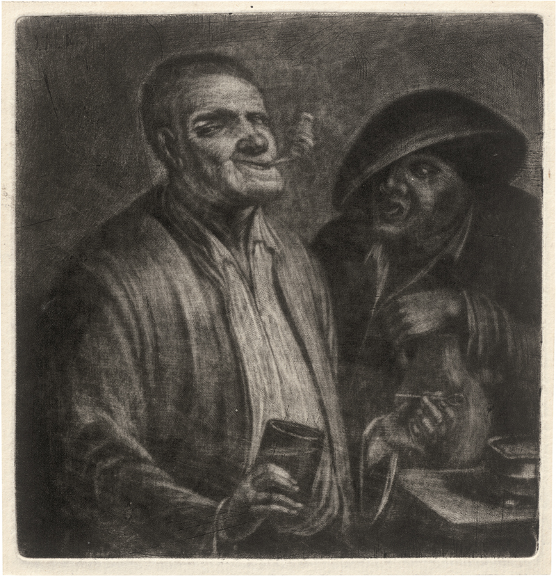 Lot 5113, Auction  125, Hoolaart, Jacob, Zwei rauchende und trinkende Männer