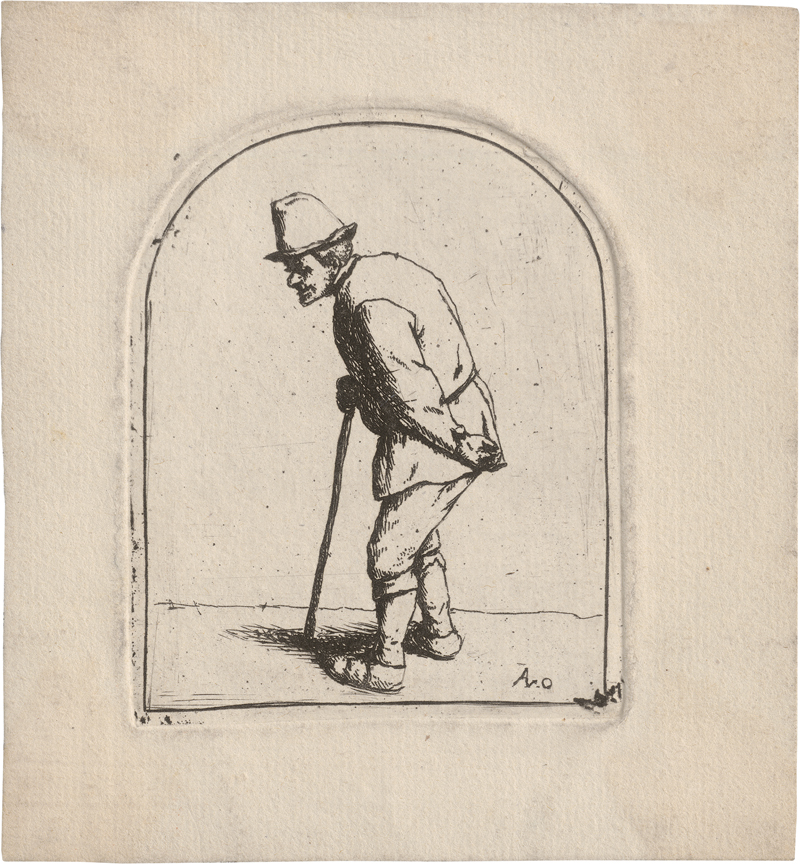 Lot 5163, Auction  125, Ostade, Adriaen van, Bauer mit gekrümmtem Rücken